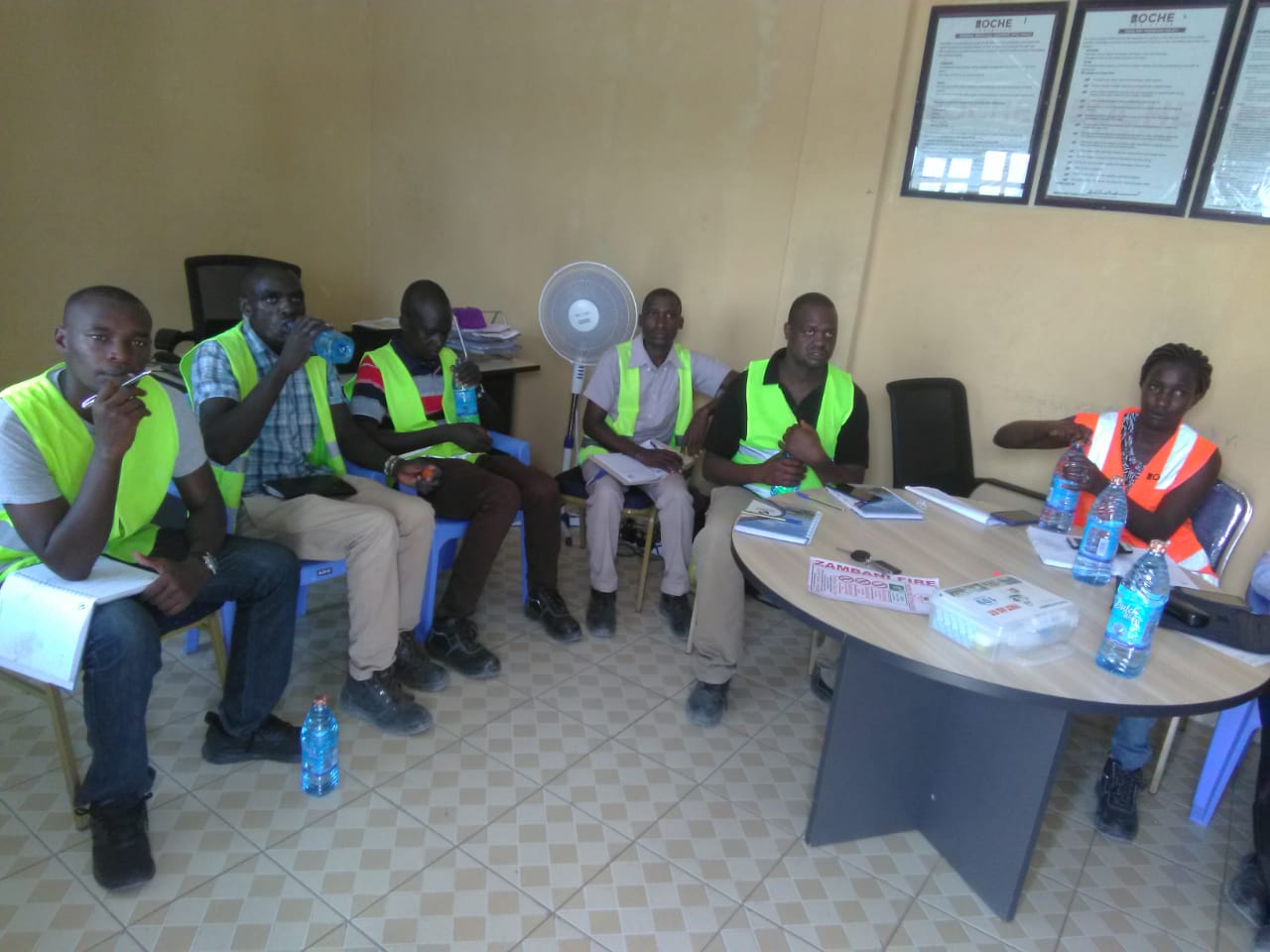 Zambani Rock Fire emergency fire response training for teams in Kenya