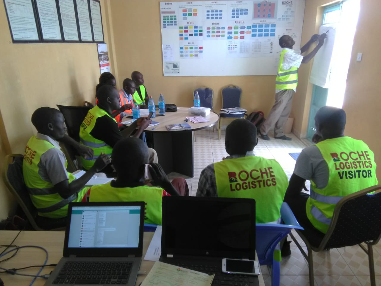 Zambani Rock Fire safety training session for staff in Kenya